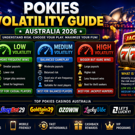 Pokies Volatility Guide Australia 2026 – Low vs High Volatility Pokies Explained