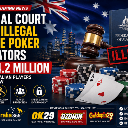 Federal Court Fines Illegal Online Poker Operators AU$24.2 Million: What Australian Players Need to Know