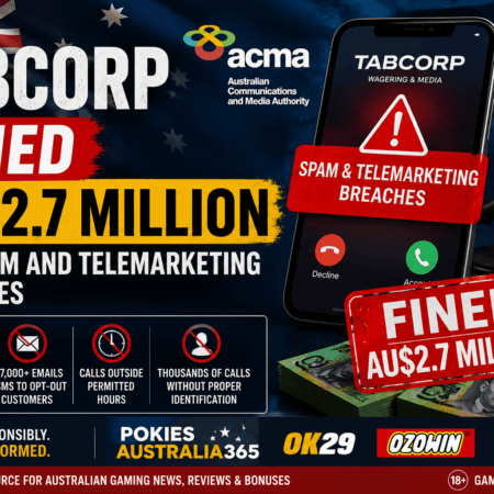 Tabcorp Fined AU$2.7 Million for Spam and Telemarketing Breaches: What Australian Players Need to Know